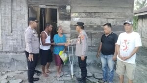 Polsek Medang Deras Gelar Minggu Kasih, Salurkan Bantuan Sembako untuk Warga Kurang Mampu