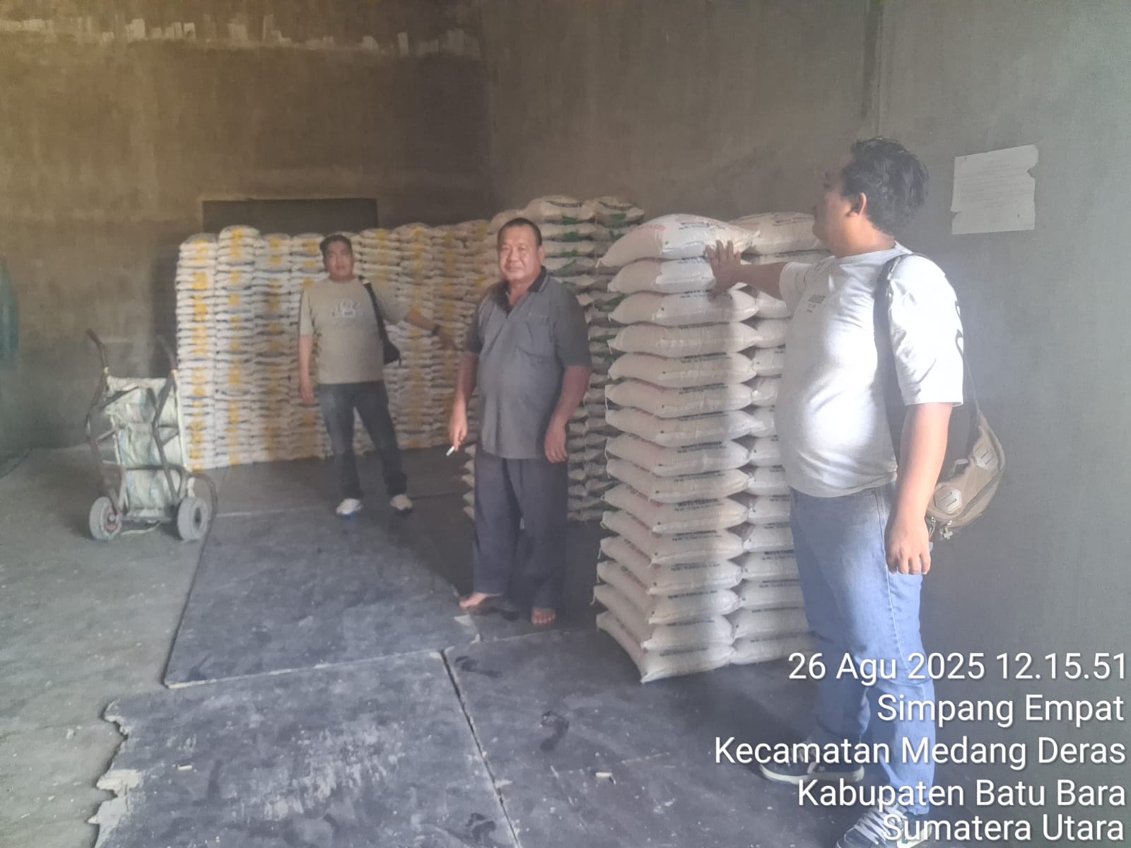 Sat Reskrim Polres Batubara Cek Stok Beras di Kilang, Grosir, dan Ritel Modern