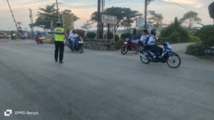 Sat Lantas Polres Batu Bara Atur Lalu Lintas, Pastikan Kamseltibcarlantas Kondusif