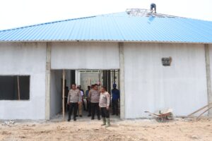 Kapolres Batu Bara Pantau Progres Pembangunan Satuan Pelayanan Pemenuhan Gizi di Polsek Labuhan Ruku
