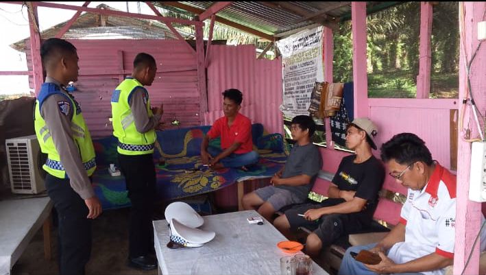 Satlantas Polres Batu Bara Gelar Patroli Dialogis, Ajak Masyarakat Jaga Kamtibmas