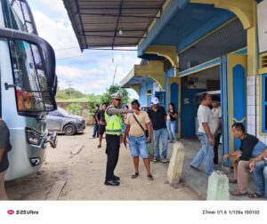 ‎Satlantas Polres Batu Bara Gencarkan “Polantas Menyapa”, Imbau Masyarakat Jaga Kondusivitas