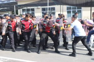 ‎Polres Batu Bara Tingkatkan Kemampuan Personel dengan Latihan Dalmas