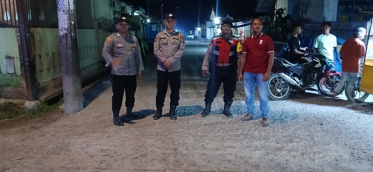 Polsek Medang Deras Tingkatkan Patroli Malam, Antisipasi Kejahatan dan Gangguan Kamtibmas