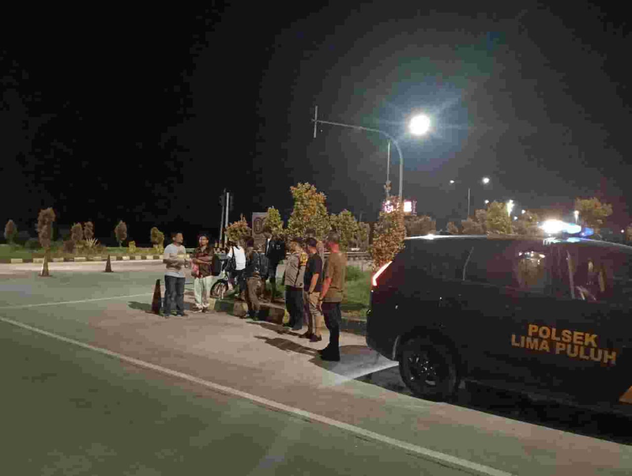 Polsek Lima Puluh Gencar Patroli, Antisipasi Tawuran, Geng Motor, dan Kejahatan Lainnya