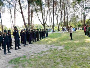 Polsek Medang Deras Gencarkan Binluh dan Cooling System di Pantai Perjuangan