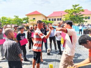 Penganiayaan dan Pembunuhan Jasa Direkonstruksi Polres Batu Bara Dengan 15 Adegan dan 6 Tersangka