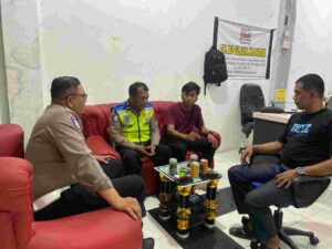 Satlantas Polres Batu Bara Gelar “Polantas Menyapa”, Aktif Jaga Kamtibmas dan Cegah Unjuk Rasa Anarkis