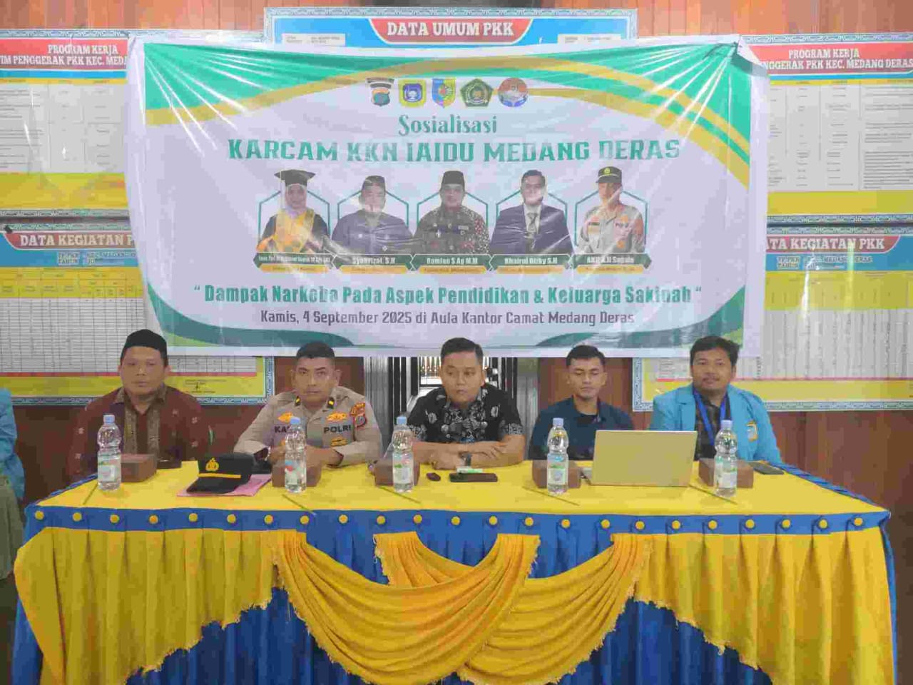 Kanit Binmas Polsek Medang Deras Sosialisasi Dampak Narkoba pada Pendidikan dan Keluarga Sakinah