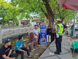 Satlantas Polres Batu Bara Gencar Sosialisasi Tertib Lalu Lintas Melalui Program “Polantas Menyapa”