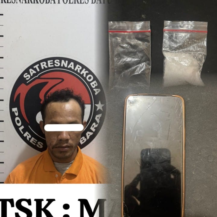 Sat Resnarkoba Polres Batu Bara Ungkap Kasus Narkotika, Amankan Shabu Seberat 8,97 Gram