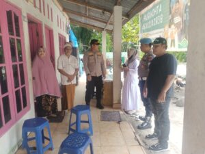 Bhabinkamtibmas Polsek Medang Deras Gencar Sambang dan Cooling System, Sasar Panti Asuhan dan Puskesmas