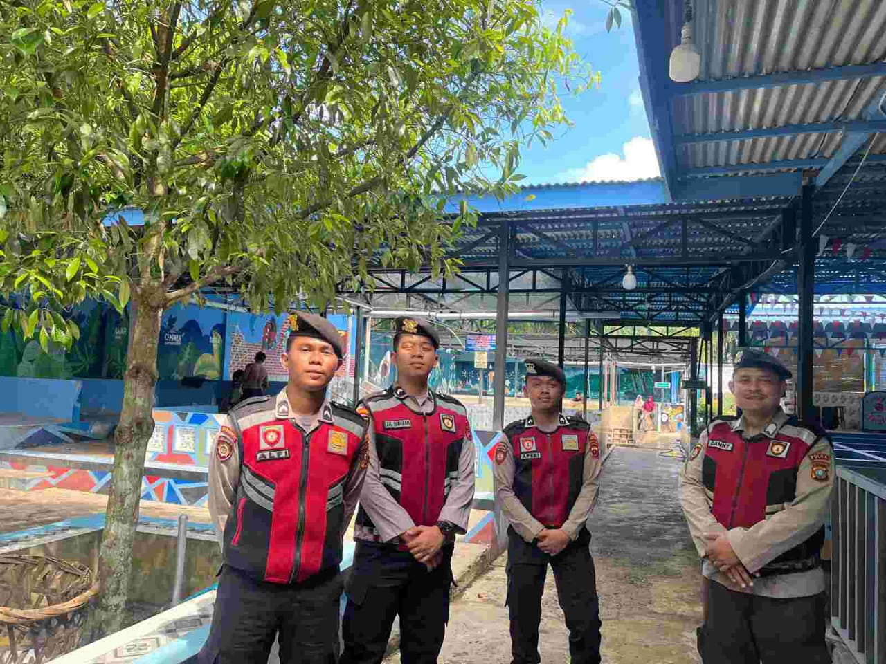 Sat Samapta Polres Batu Bara Tingkatkan Pengamanan Objek Wisata untuk Ciptakan Situasi Kondusif