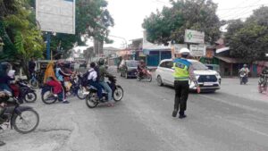 Sat Lantas Polres Batu Bara Siaga Pagi, Atur Lalu Lintas demi Kamseltibcarlantas