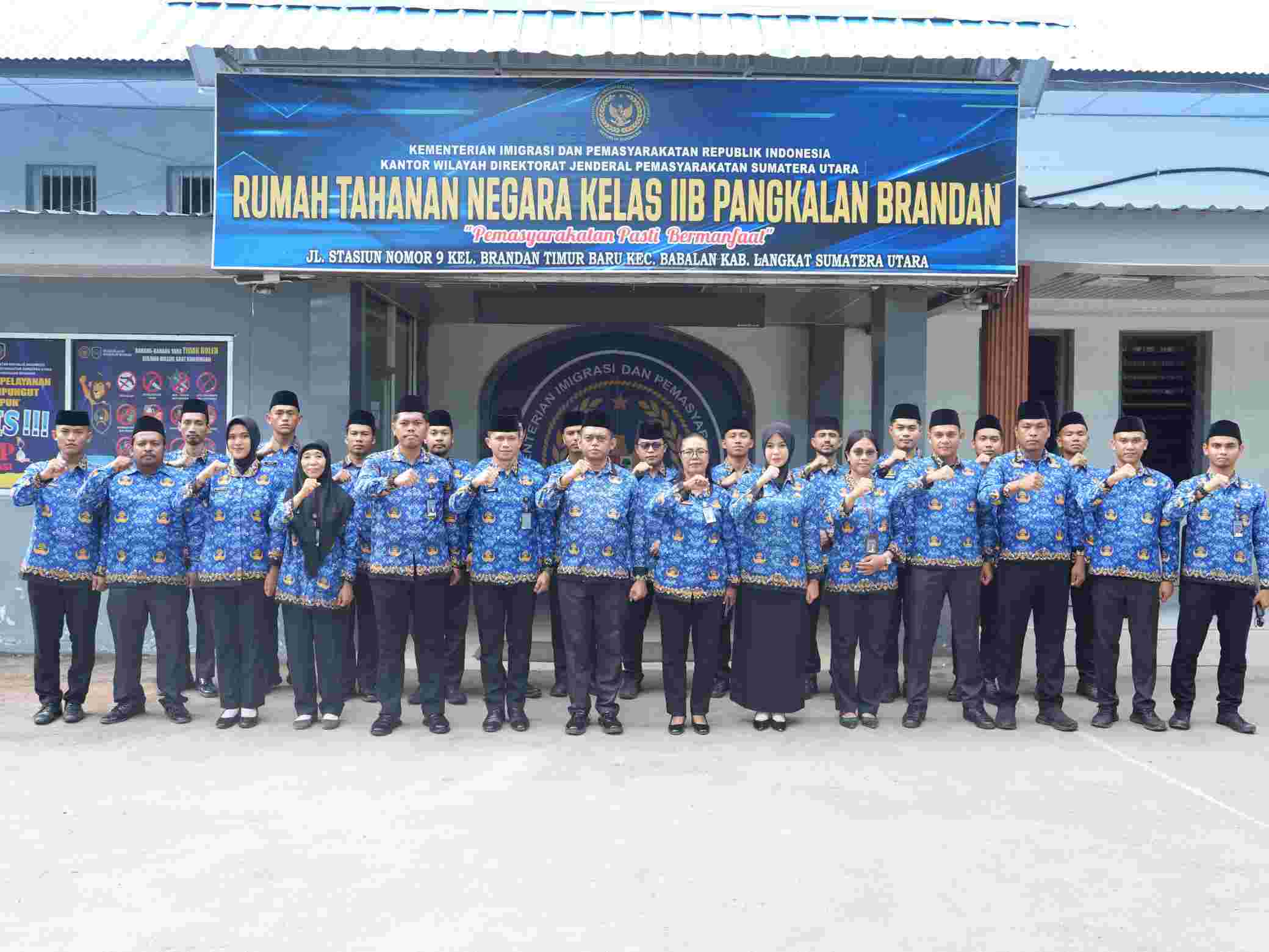 Rutan Pangkalan Brandan Gelar Upacara Peringatan Hari Sumpah Pemuda ke-97