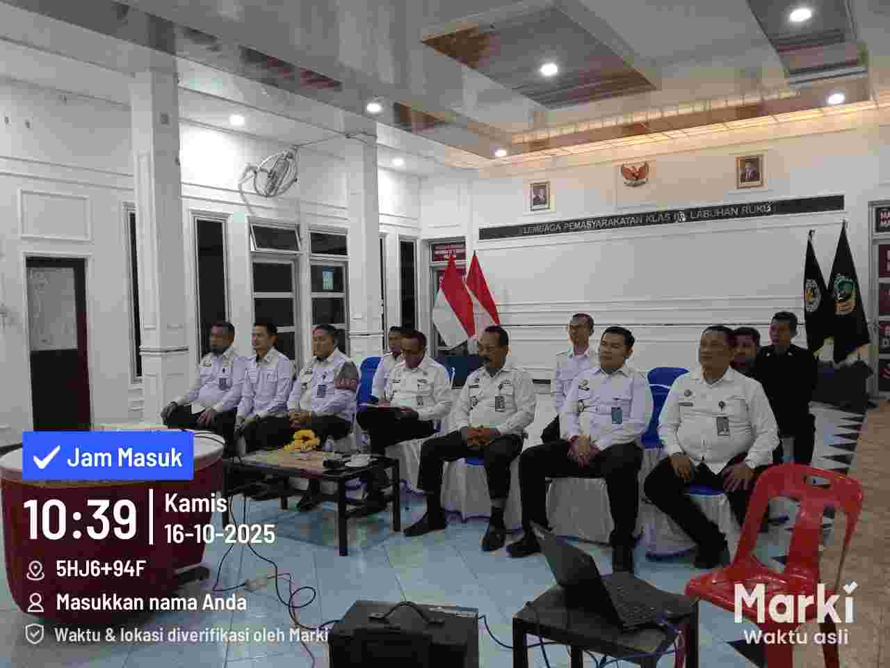 Kalapas Labuhan Ruku Ikuti Zoom Meeting dengan Menteri Imigrasi dan Permasyarakatan, Bahas Pemberantasan Narkoba dan Penipuan di Lapas, Ada Reward Bagi yang Berprestasi