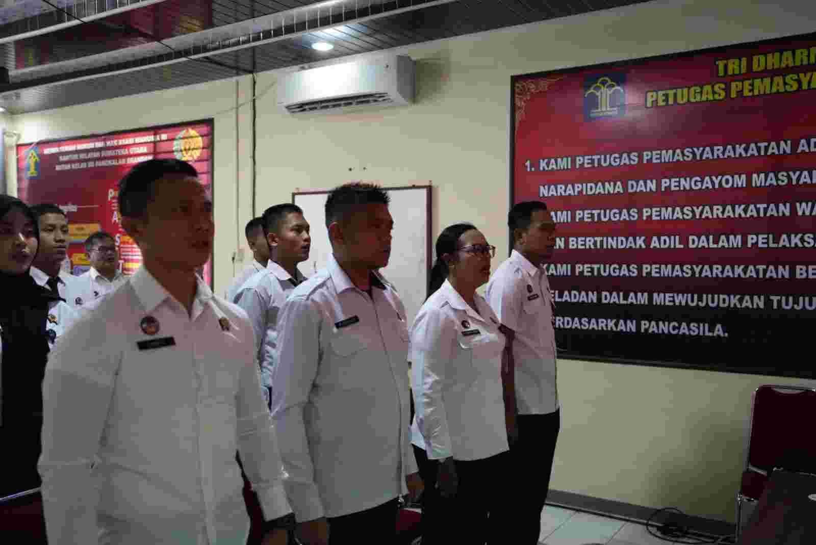 Rutan Pangkalan Brandan Ikuti Anev Capaian Kinerja Triwulan III Tahun 2025, Tingkatkan Kualitas Pelayanan dan Akuntabilitas