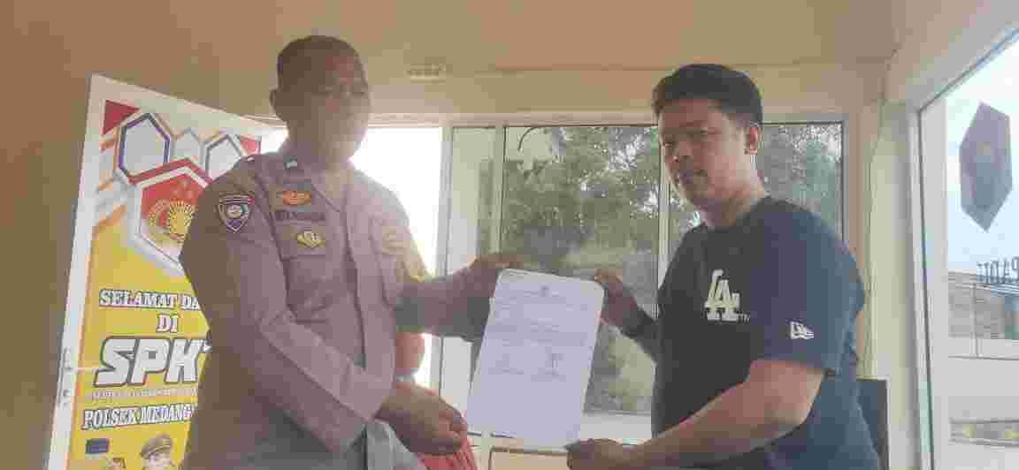 SPKT Polsek Medang Deras Terima Laporan Dugaan Pencurian di Desa Lalang