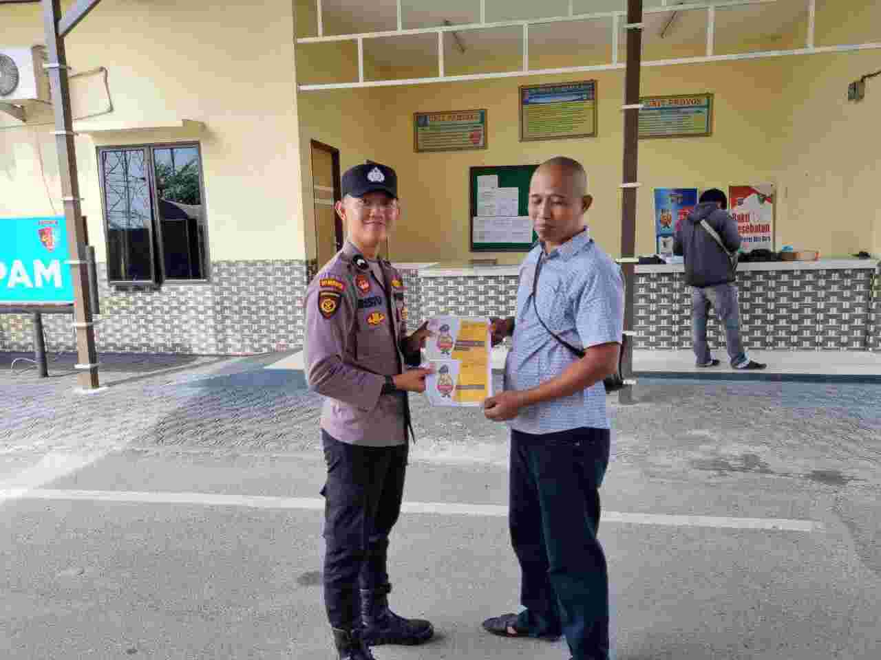 Polres Batu Bara Sosialisasi Call Center 110, Ajak Masyarakat Tingkatkan Kewaspadaan dan Peduli Lingkungan