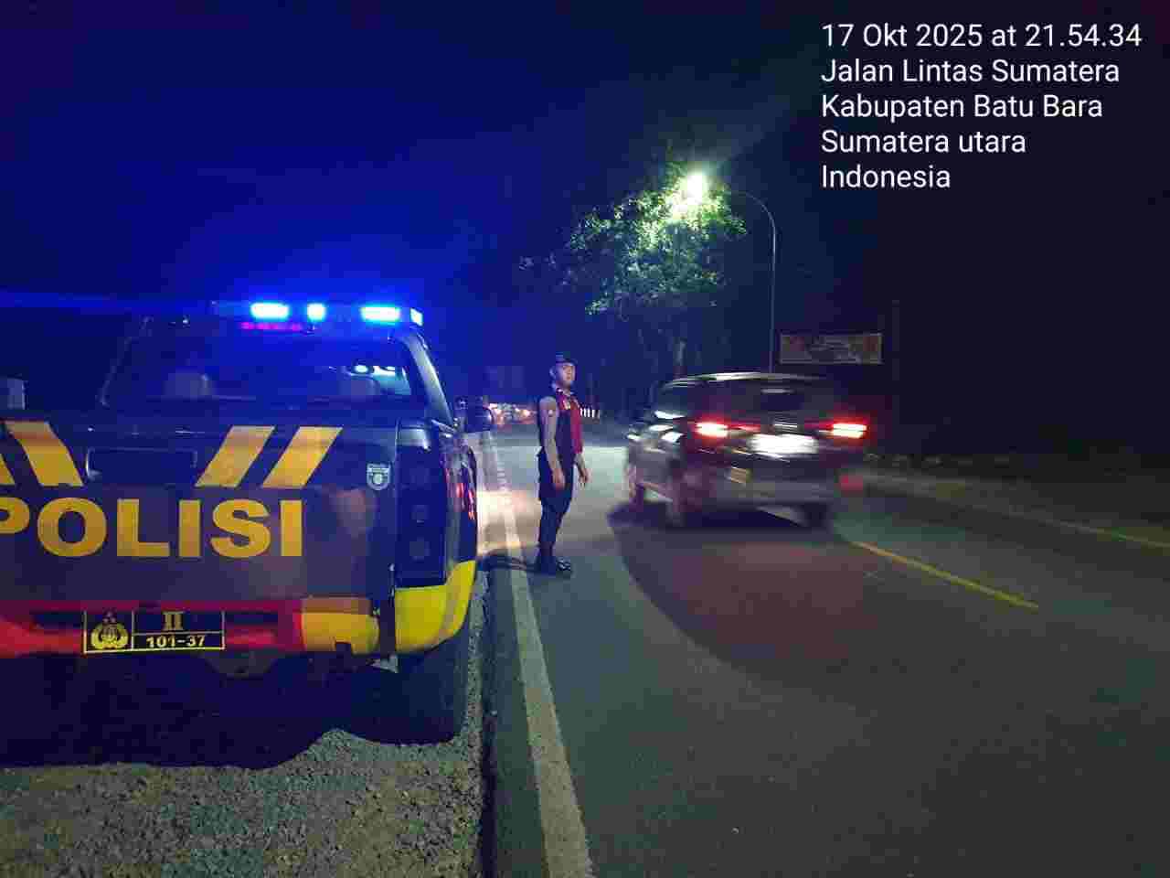 Polres Batu Bara Tingkatkan Patroli Malam, Perangi Aksi Kriminal dan Ciptakan Rasa Aman di Masyarakat