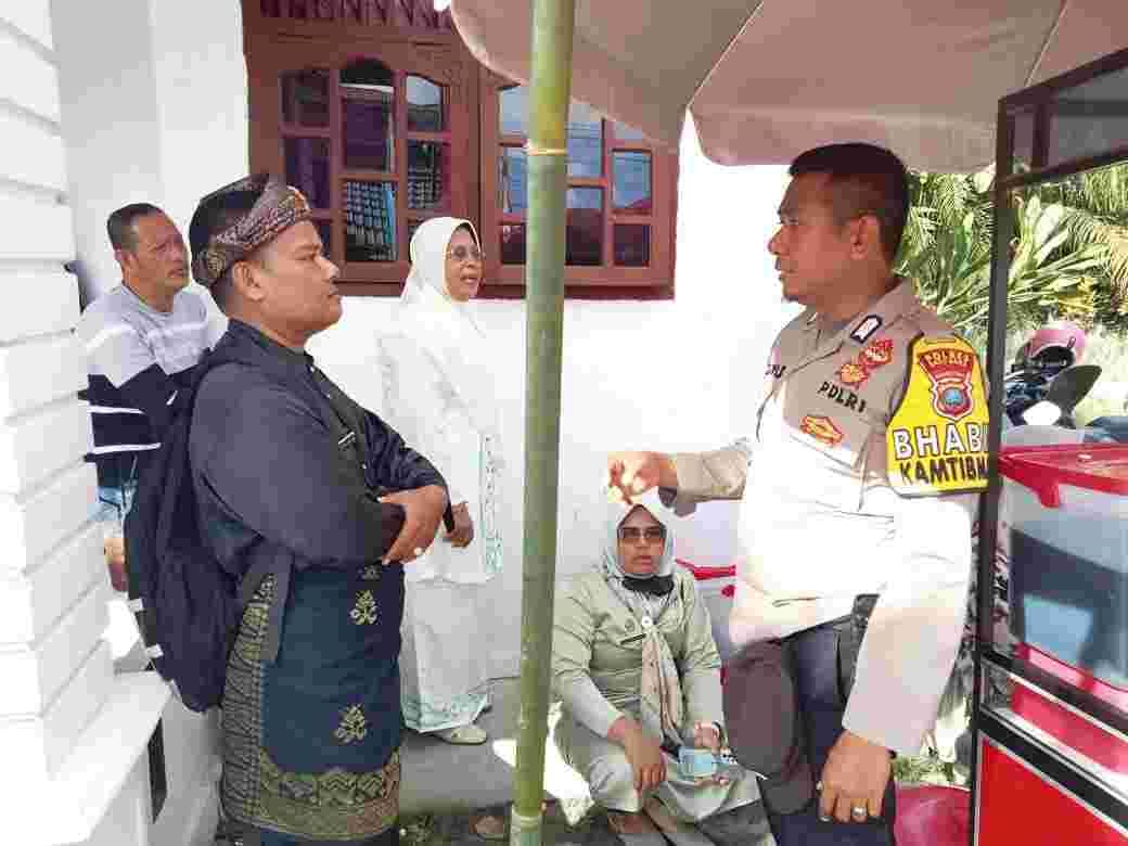 Polsek Labuhan Ruku Gencar Sosialisasi Kamtibmas, Bhabinkamtibmas Jadi Garda Terdepan Jaga Desa Binaan