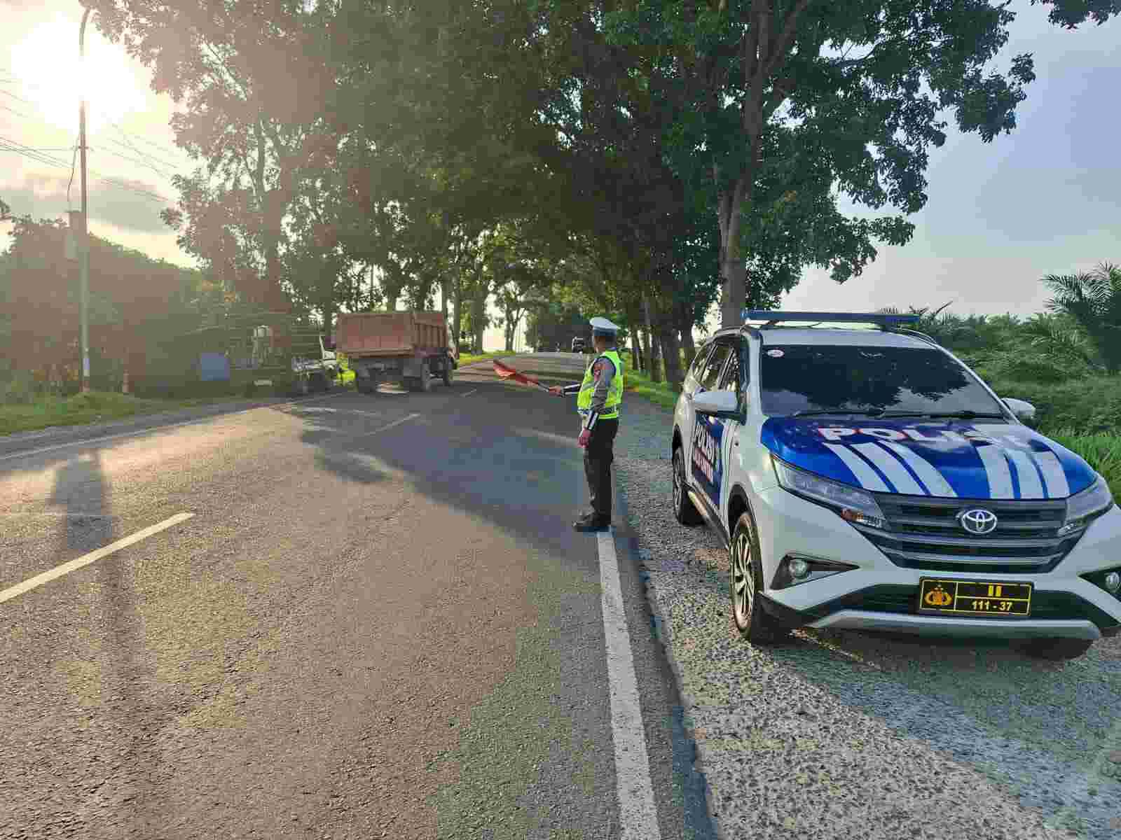 Antisipasi Kemacetan, Sat Lantas Polres Batu Bara Intensifkan Pengaturan Lalu Lintas Sore