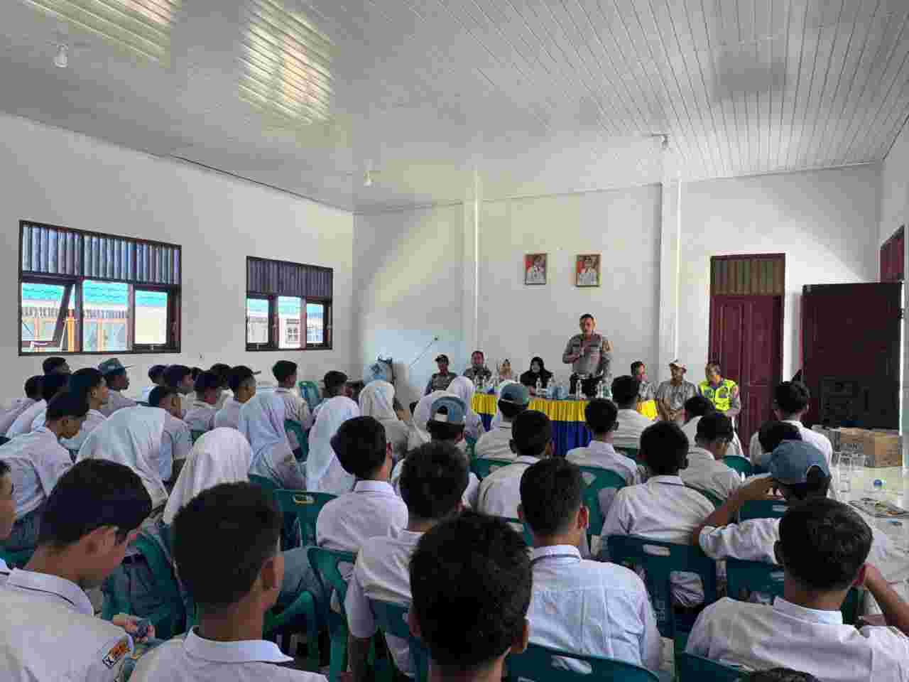 Tanamkan Kesadaran Sejak Dini, Polres Batu Bara Gelar “Police Goes To School” Bersama Jasa Raharja di SMA Negeri 1 Tanjung Tiram