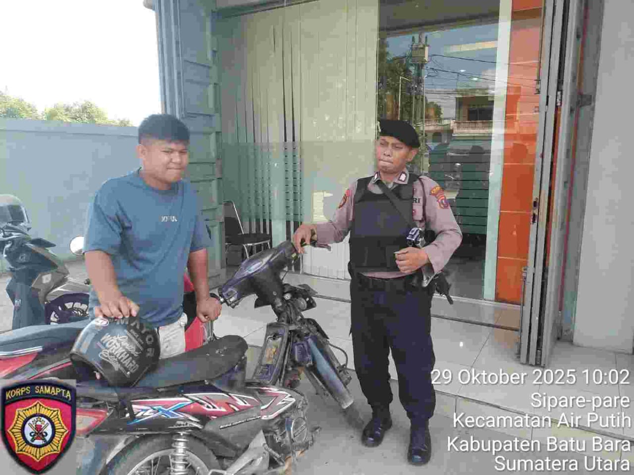 Sat Samapta Polres Batu Bara Gencarkan Patroli Dialogis, Ajak Masyarakat Jaga Kamtibmas dan Tangkal Hoax