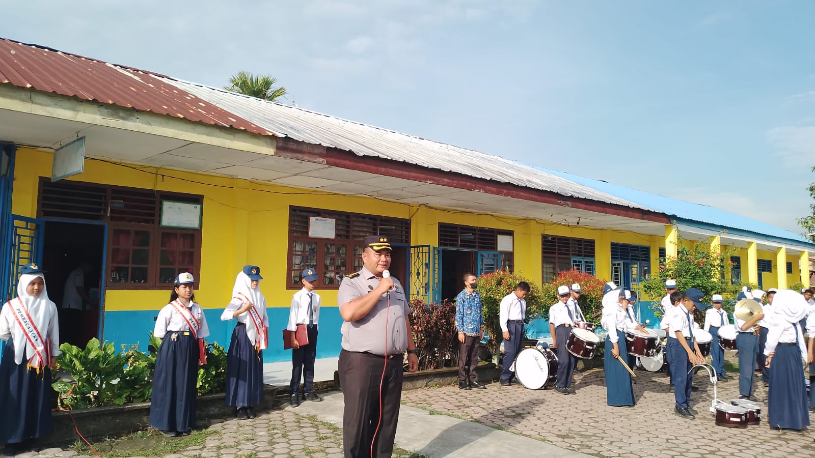 Pembina Keamanan Pemasyarakatan Muda Jadi Pembina Upacara, Dukung Program Pencegahan Narkoba di Sekolah