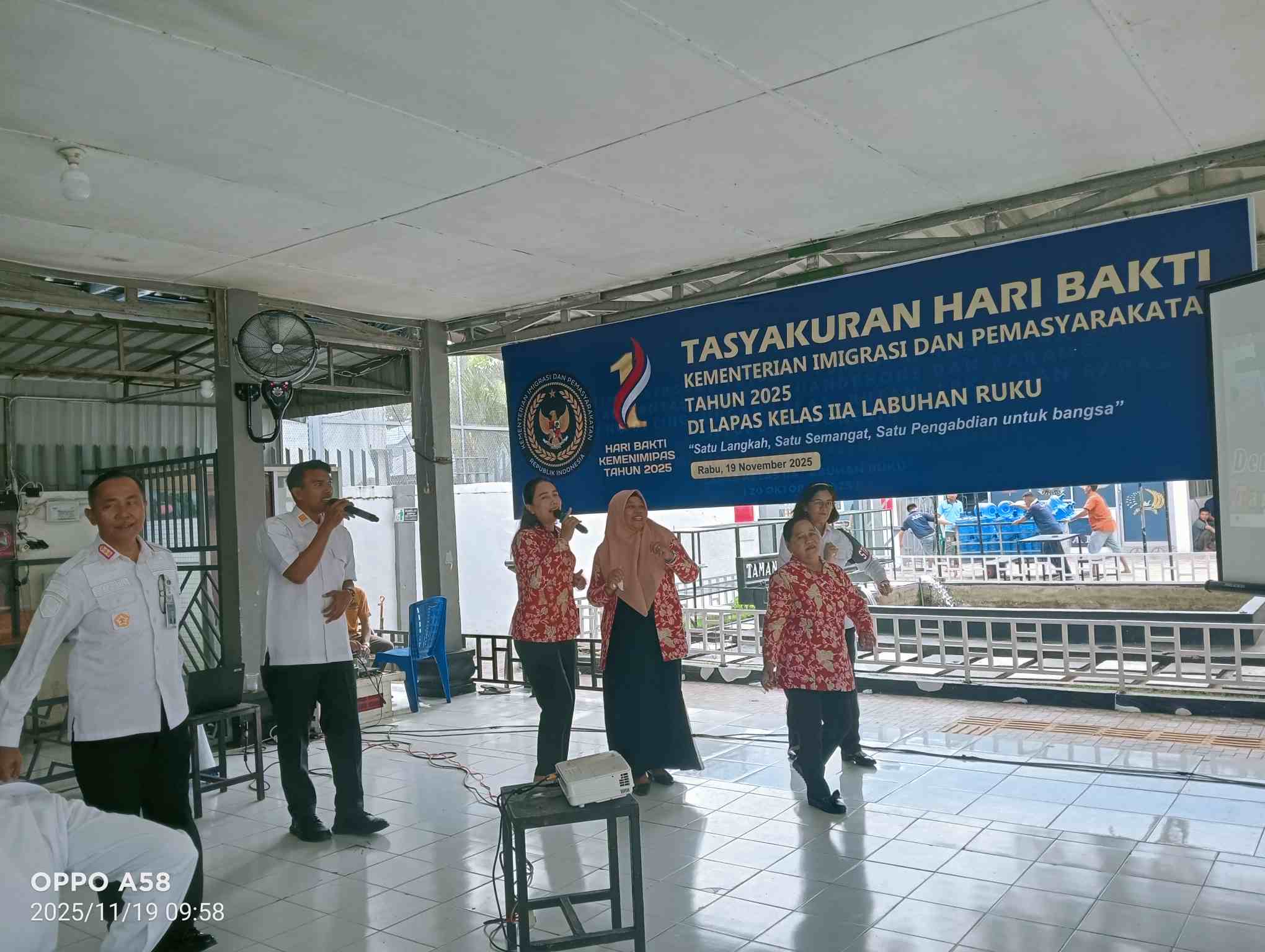 Lapas Kelas IIA Labuhan Ruku Gelar Tasyakuran Hari Bakti Kemenkumham 2025