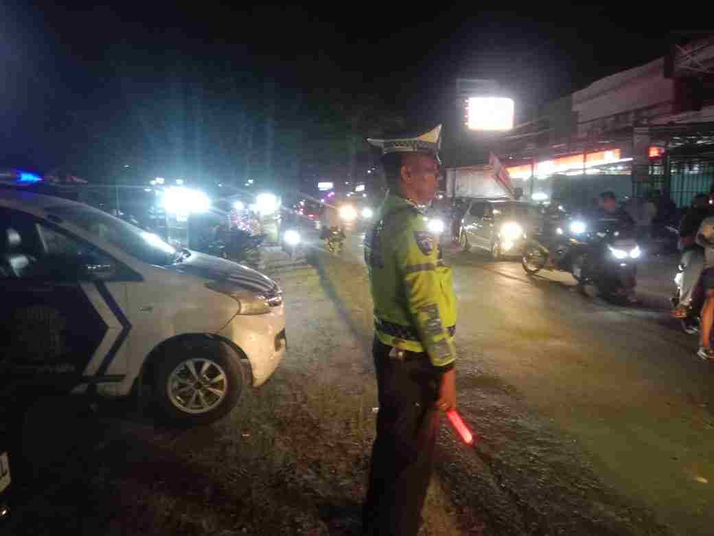 Polres Batu Bara Gelar Patroli Blue Light, Hadirkan Keamanan dan Kenyamanan di Jalinsum