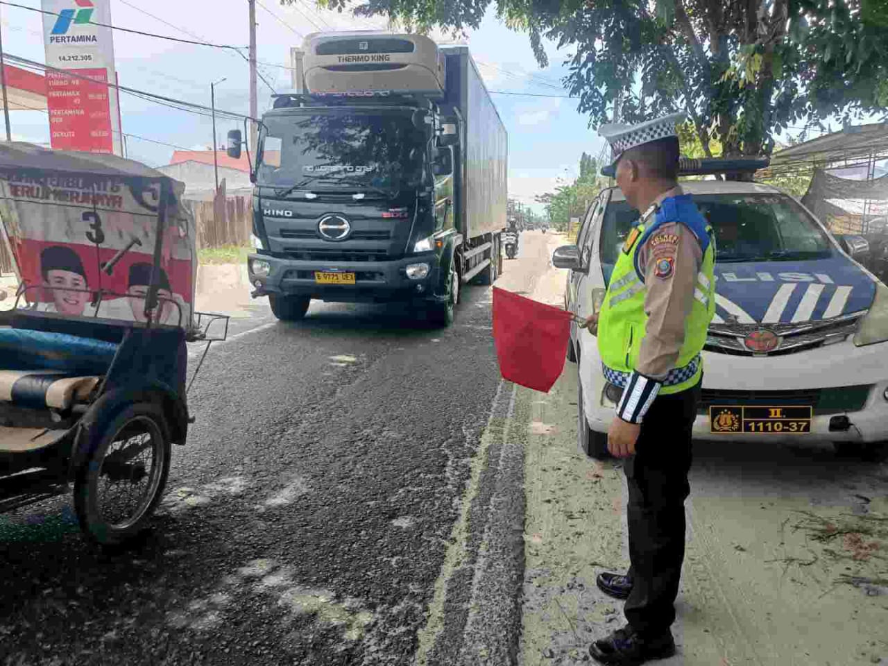 Polisi Tingkatkan Pengawasan, Sat Lantas Polres Batu Bara Gencar Patroli Preventif di Titik Rawan Gangguan Kamtibmas