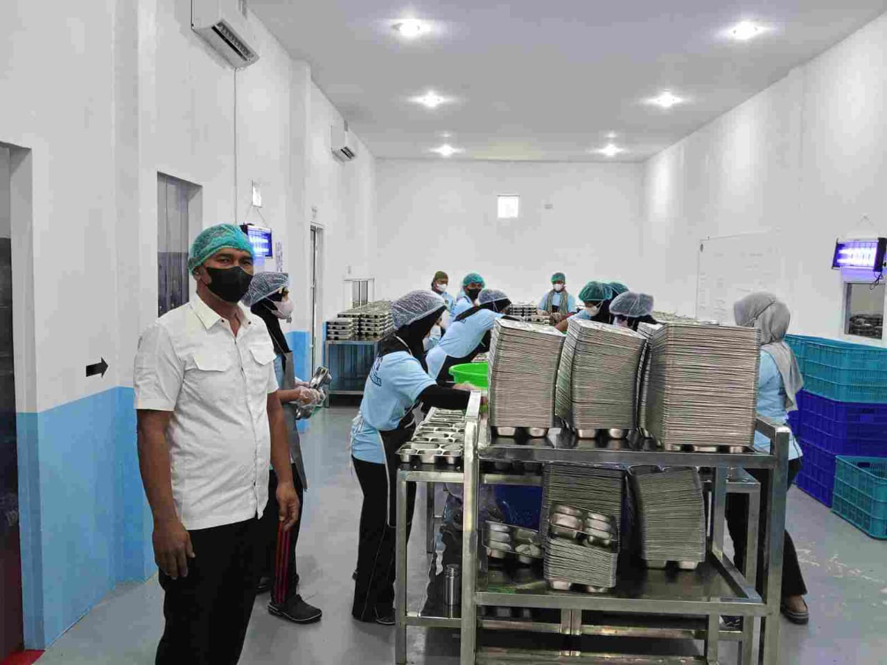 Polres Batu Bara Pastikan Program Makan Bergizi Gratis Berjalan Sesuai Standar, Kapolres Tinjau Langsung ke Sekolah