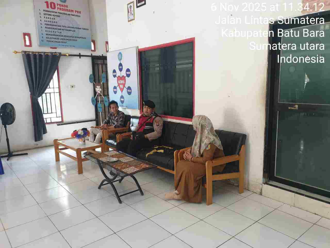 Sat Samapta Polres Batu Bara Patroli dan Sambangi Desa-Desa, Jalin Kedekatan dengan Masyarakat