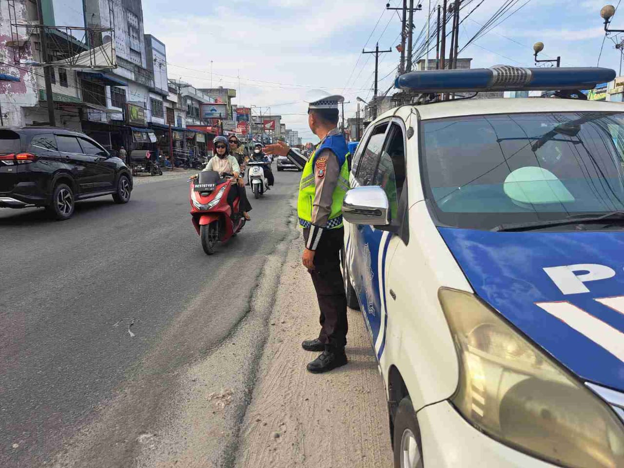 Sat Lantas Polres Batu Bara Gencar Atur Lalu Lintas, Pastikan Kamseltibcarlantas Terjaga