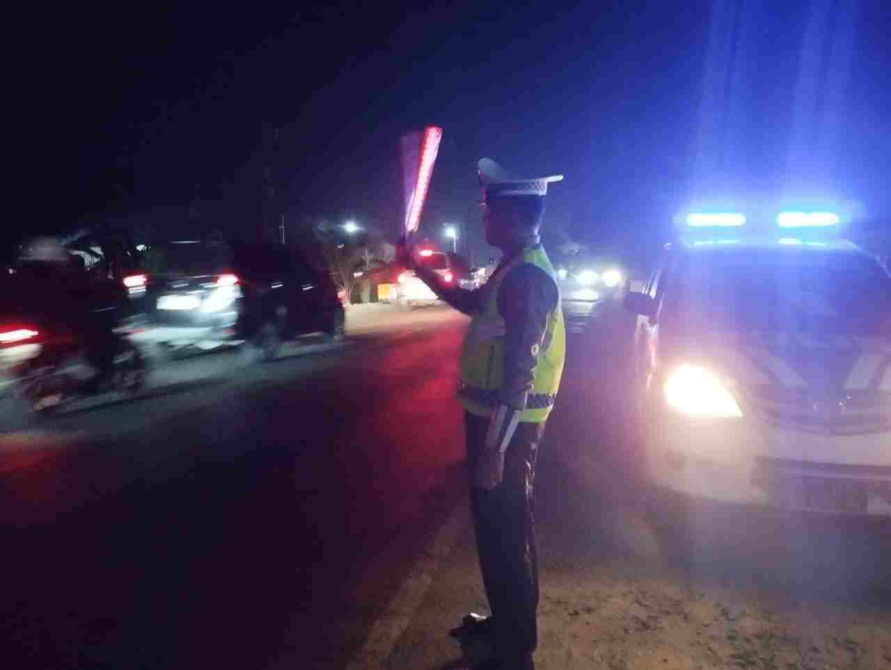 Sat Lantas Polres Batu Bara Gencarkan Patroli “Blue Light” Ciptakan Kamseltibcarlantas Kondusif