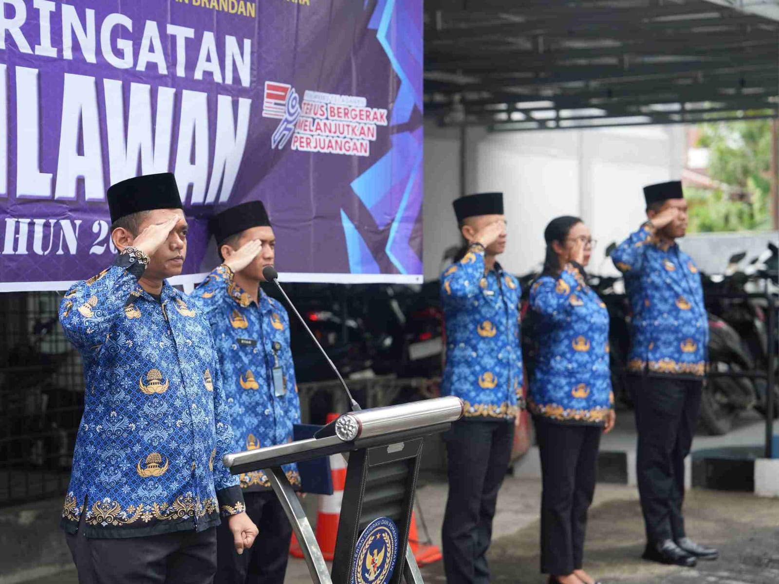 “Pahlawanku Teladanku,” Rutan Pangkalan Brandan Gelar Upacara Peringatan Hari Pahlawan