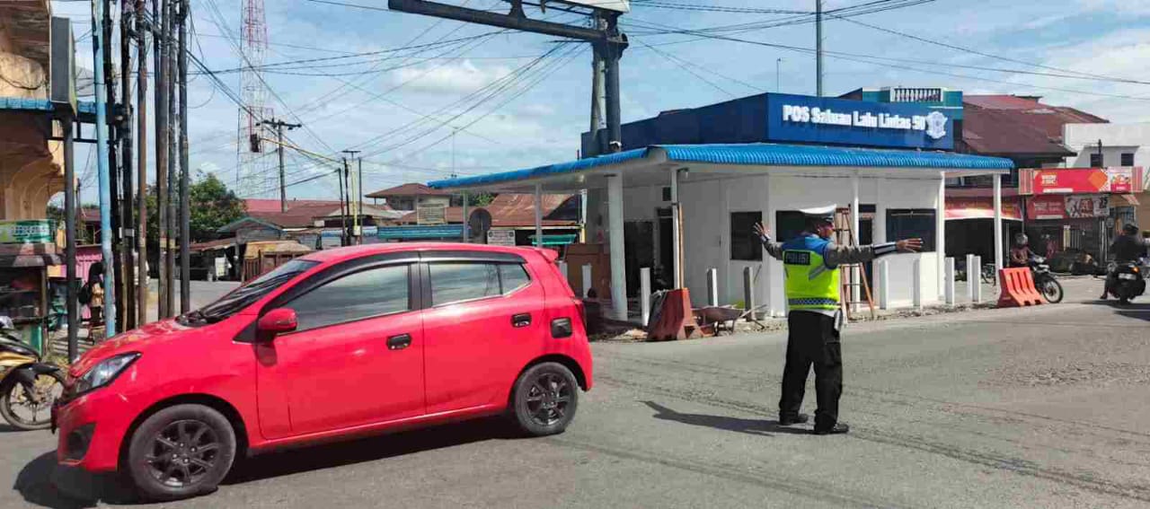 Polres Batu Bara Intensifkan Pengaturan Lalu Lintas di Titik Rawan Kemacetan