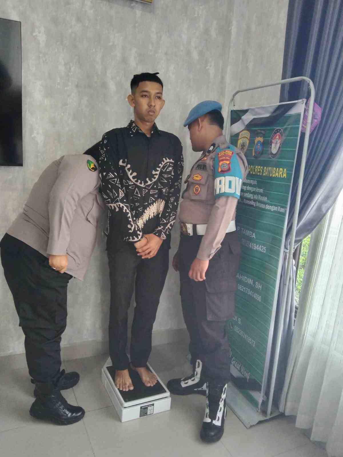 Polres Batu Bara Mulai Proses Rekrutmen Brimob 2026, Satu Peserta Jalani Verifikasi Awal