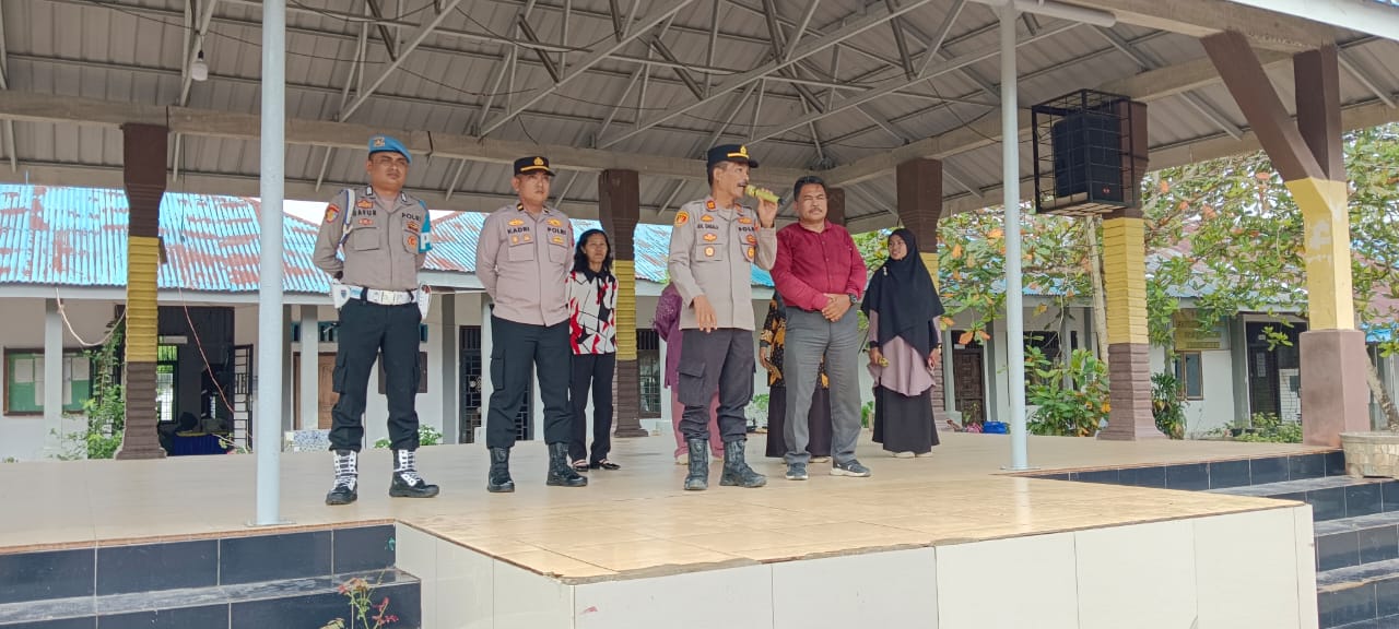 Kapolsek Medang Deras “Go To School”, Sosialisasi Hukum dan Kamtibmas di SMA Negeri 1 Nenassiam