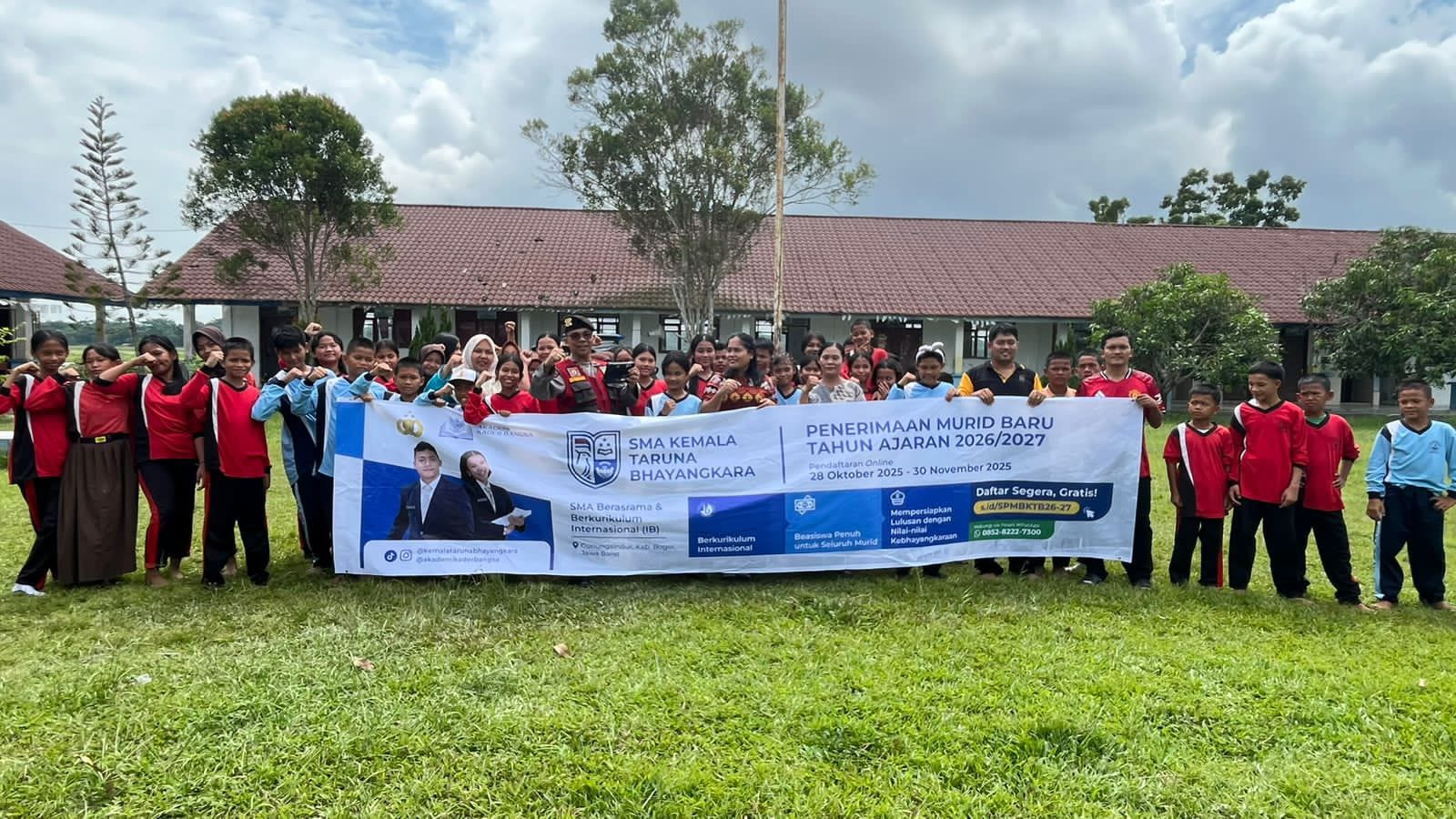 Polsek Indrapura Gencarkan Sosialisasi SMA Kemala Taruna Bhayangkara, Sasar Siswa SMP N-5 Air Putih