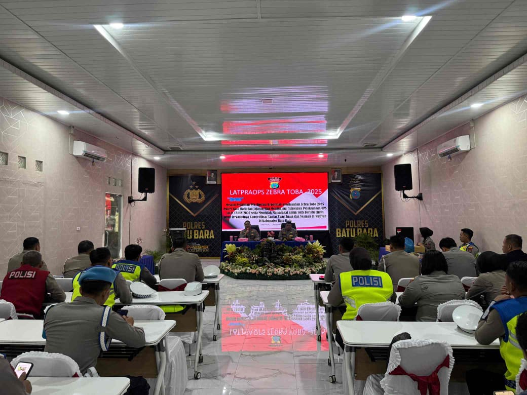 Polres Batu Bara Gelar Latihan Pra Operasi Zebra Toba 2025, Tingkatkan Kesadaran Lalu Lintas Jelang Operasi Skala Besar