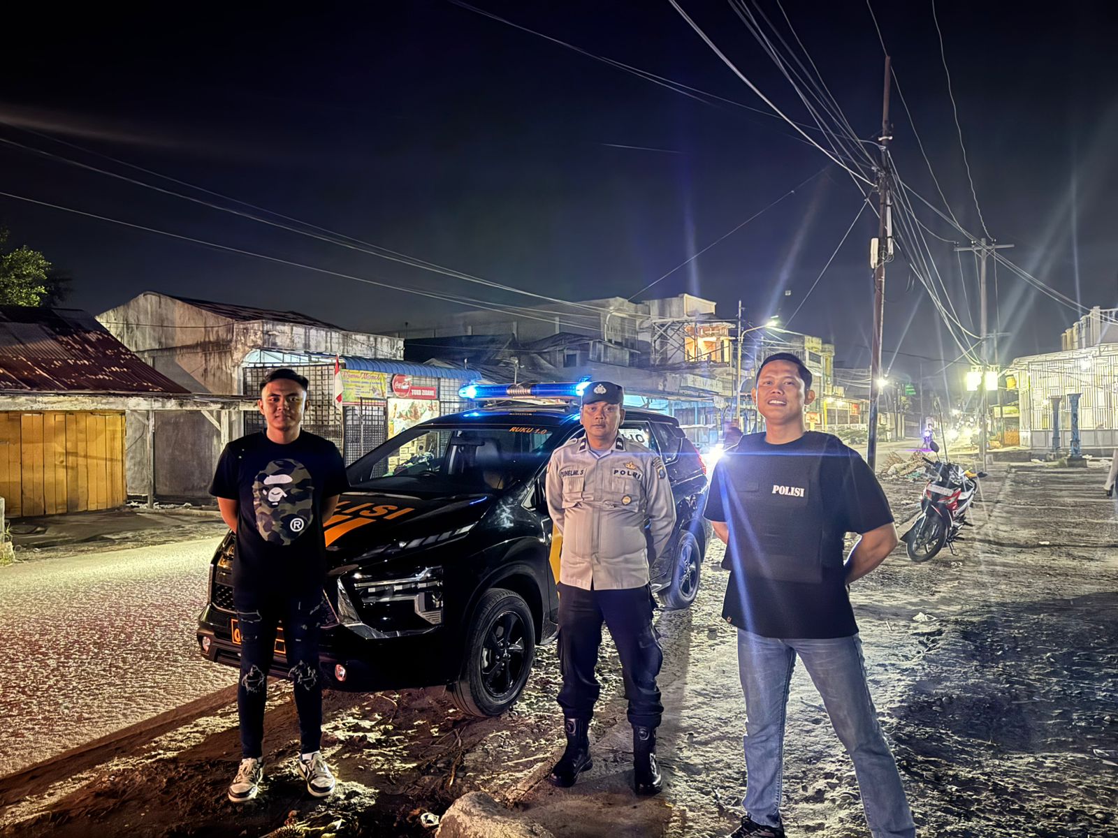 Polsek Labuhan Ruku Gencarkan Patroli Malam, Ciptakan Rasa Aman di Masyarakat