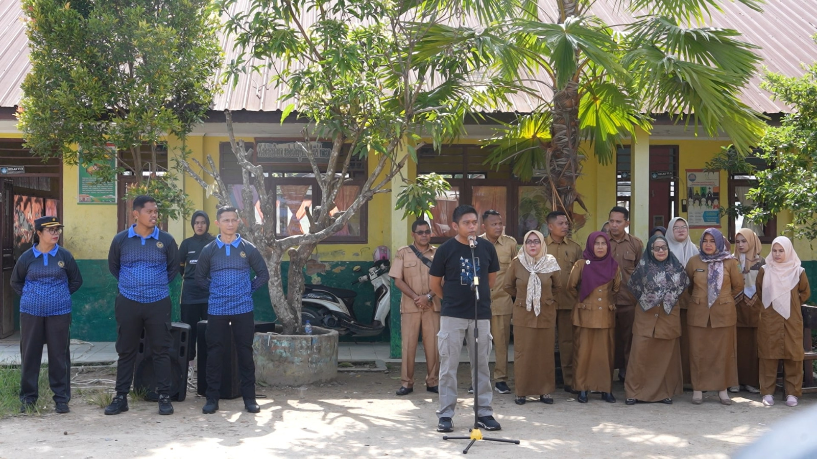 Pengabdian Imipas untuk Negeri, Rutan Pangkalan Brandan Gelar Bakti Sosial Perbaikan Fasilitas Umum