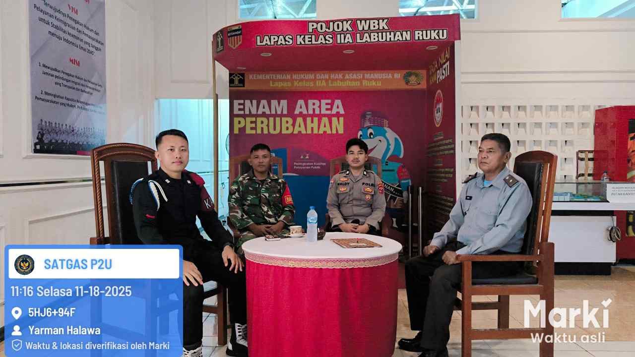 Polsek Labuhan Ruku Perketat Pengamanan di Lapas Klas IIA, Cegah Potensi Gangguan Kamtib