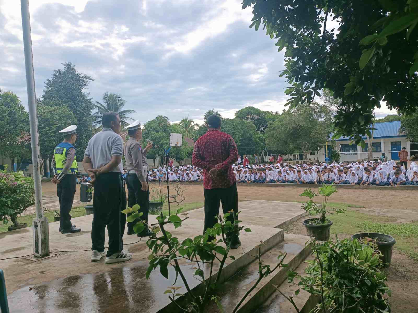 Sat Lantas Polres Batu Bara Sasar Pelajar SMP dalam Sosialisasi Operasi Zebra Toba 2025
