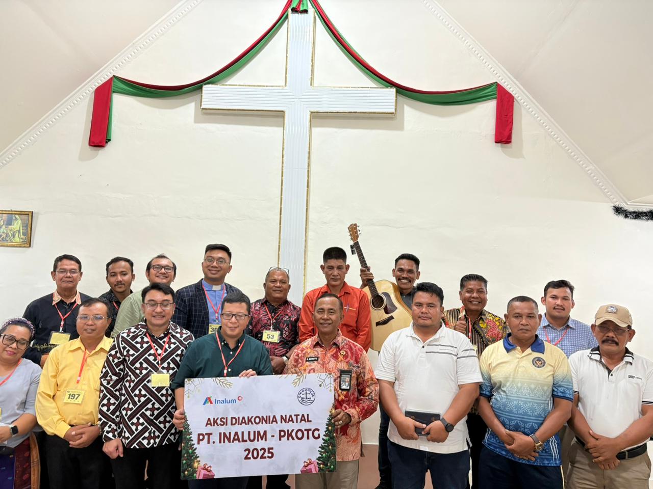 Lapas Labuhan Ruku Terima Bantuan Diakonia Natal dari PT INALUM-PKOTG untuk Gereja dan Masjid