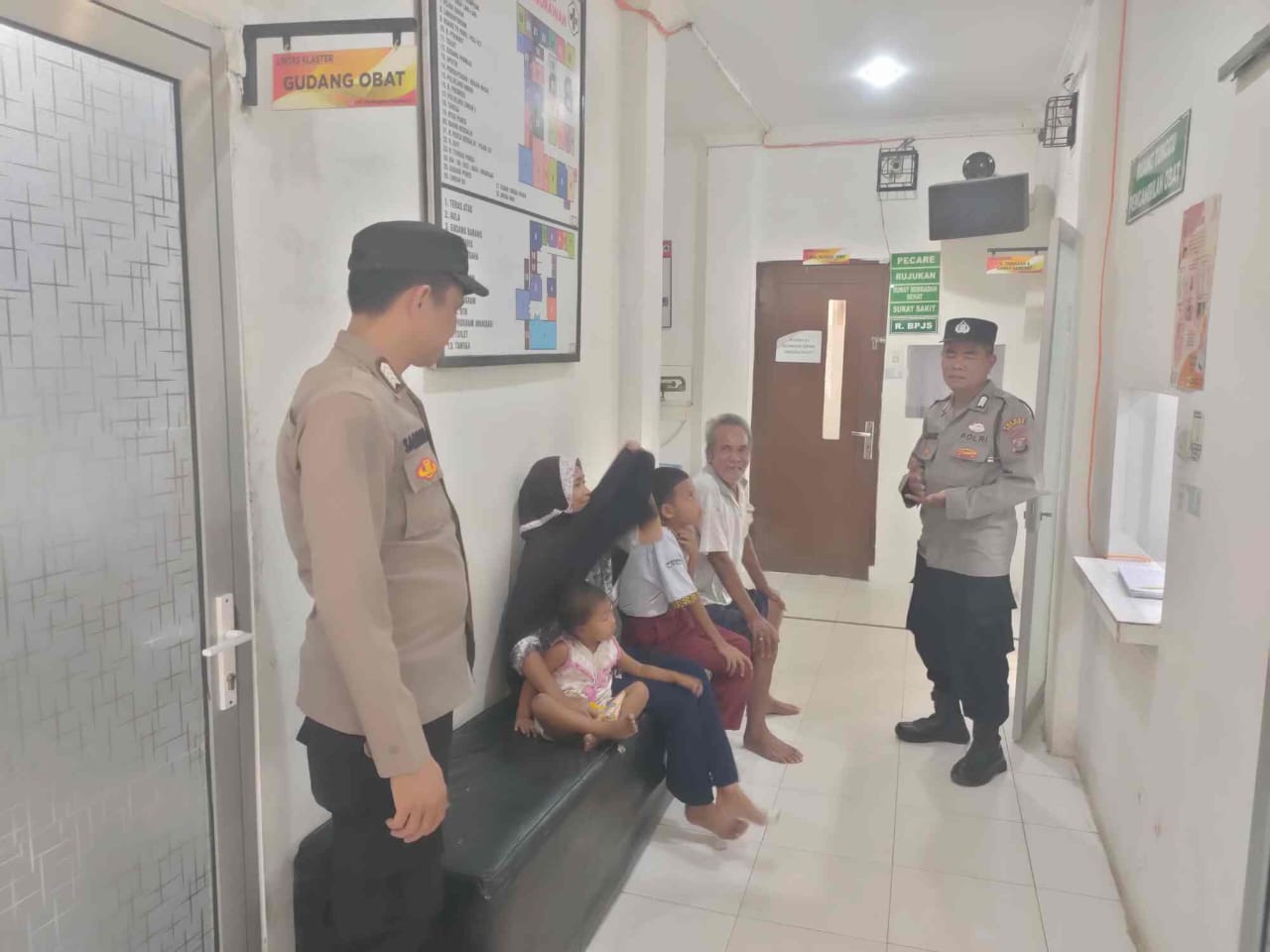 Polsek Medang Deras Jalin Sinergi dengan Puskesmas Pagurawan, Tingkatkan Kamseltibmas Melalui Cooling System