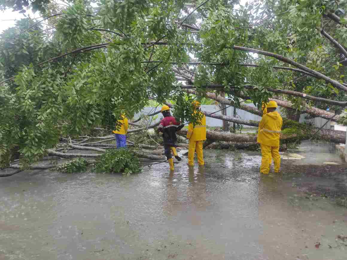 Curah Hujan Tinggi, Polsek Labuhan Ruku Siaga Hadapi Dampak di Wilayah Hukum