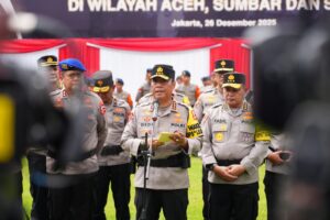 Wakapolri Tegaskan Polri Hadir untuk Kemanusiaan, Perkuat Penanganan Bencana di Tiga Provinsi